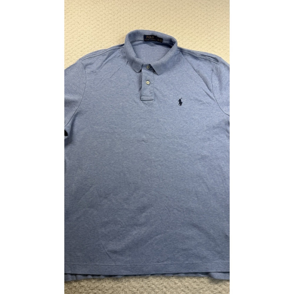 Polo Ralph Lauren Golf Polo Blue Classic Fit Short Sleeve Mens Size XL Soft